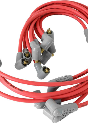 MSD 31659 Super Conductor Spark Plug Wire Set, Socket Dist. Cap