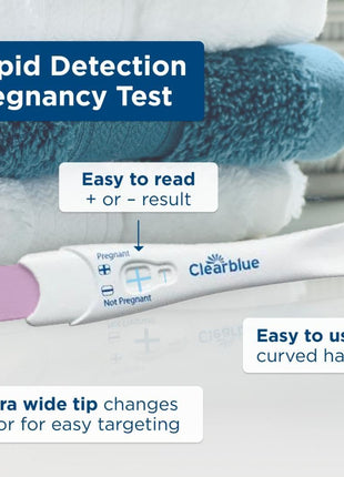 Clearblue Rapid Detection Pregnancy Test, Home Pregnancy Kit, 3 Count
