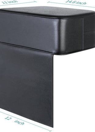 YOSHIKO Salon Booster Seat Cushion for Hair Cutting Salon Leather Pads, Boat Booster seat Cushion, Styling Chair Seat Booster, Barber Beauty Salon Spa Equipment Black