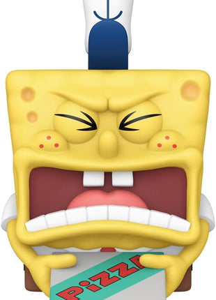 Funko POP! Plush: Spongebob Squarepants - Spongebob with Pizza | Official Cartoon/Animation Merch - Collectable Vinyl Figurine for Shelf Display - Birthday Gift Idea for Fans and Collectors
