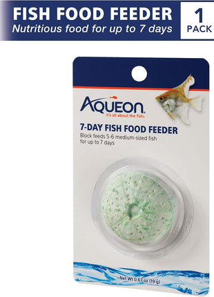 Aqueon 7 Day Vacation Feeder Slow- Release Fish Food for Tropical Fish - 1 Pack