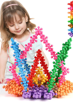 TOMYOU 200 Pieces Building Blocks Kids STEM Toys Educational Discs Sets Interlocking Solid Plastic for Preschool Boys and Girls Aged 3+, Safe Material Creativity