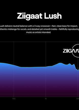 Linsoul ZiiGaat Lush in Ear Monitor, 1DD+4BA Hybrid Earphone IEM