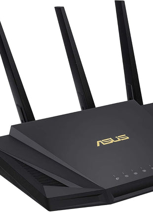 ASUS RT-AX3000 Ultra-Fast Dual Band Gigabit Wireless Router - Next Gen WiFi 6, Adaptive QoS, and AiProtection by Trend Micro | 1x WAN, 4X 1G LAN, 1x USB 3.0 - AiMesh Compatible