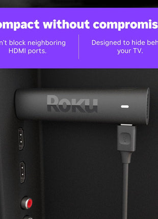 Roku Streaming Stick 4K - HDR & Dolby Vision Roku Streaming Device for TV with Voice Remote & Long-Range Wi-Fi - Free & Live TV