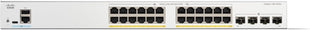 Cisco Catalyst 1300-24P-4G Managed Switch, 24 Port GE, PoE, 4x1GE SFP, Limited Lifetime Protection (C1300-24P-4G)