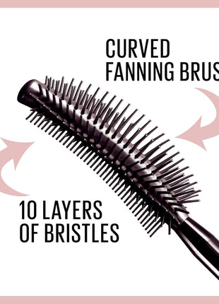 Maybelline Lash Sensational Washable Mascara, Lengthening and Volumizing for a Full Fan Effect, Blackest Black, 1 Count