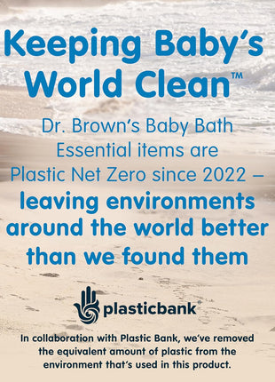 Dr. Brown's CleanUp Dino-Pour Baby Bath Rinse Cup, Tear-Free Rinsing for Babies and Toddlers, BPA Free