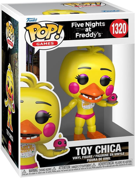 Funko Pop! Games: Five Nights At Freddy's - Toy Chica | Collectable Vinyl Figure, Gift Idea, Official Merchandise, Toys for Kids & Adults, Games Fans, Model Figure for Collectors