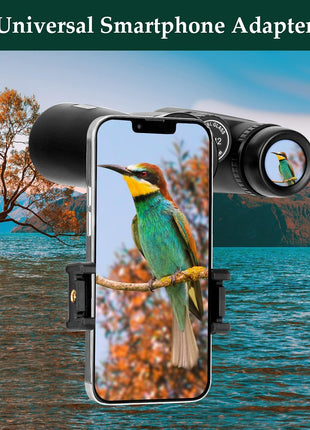 12x42 High Powered Binoculars for Adults, Phone Adapter and Tripod | BAK4 Prism, FMC Optics, Waterproof, 367ft Wide View, 18.5mm Eyepieces for Bird Watching Cruise Travel Wildlife Viewing Sports
