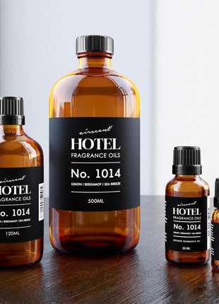 AirScent Hotel Diffuser Oil No. 1014 Inspired by The Iconic 5 Star Hotel Seaside Scent   Lemon Bergamot Sea Breeze   10 mL .34 fl oz   Fragrance Oil for Ultrasonic and Waterless Diffusers and Crafting