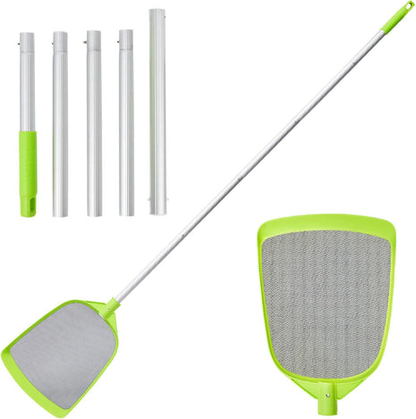 Sepetrel Pool Skimmer Net- Total Length 72 inches Rake with Pole,Accessories for Cleaning Inground/Above Ground Swimming Pool, Pond,Spa and Hot Tub Leaf Debris