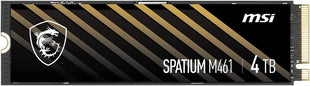 msi SPATIUM M461 PCIe 4.0 NVMe M.2 4TB Internal SSD PCIe Gen4 NVMe (SPATIUM M461 PCIe 4.0 NVMe M.2 4TB)