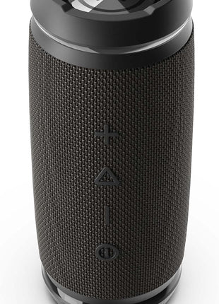 Morpheus 360 Bluetooth Speakers, Built-in Microphone, 12W Loud, Deep Bass, Outdoor Speakers Bluetooth, 10 Hour Play Time, 360 Surround Sound, IPX6 Water Resistant - BT5850BLK