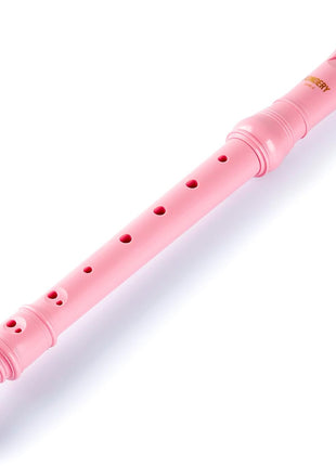 Sondery Soprano Recorder Instrument German Fingering Durable Beginner's Recorder Easy-to-Play Plastic Body Includes Fingering Chart Carry Pouch