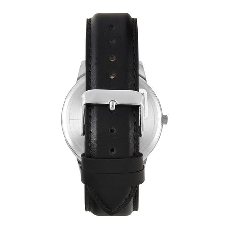 TIMEX Classics Analog Watch for Man with Black Round Dial & Black Leather Strap Band Water Resistant Men's Wrist Watches - TWTG12101