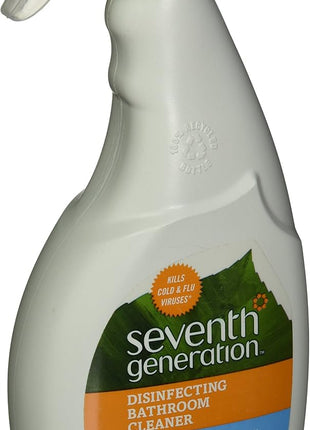 Seventh Generation Disinfecting Spray Cleaner, 26 oz. Trigger Spray Bottle, 8/Carton
