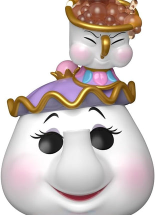 Funko POP! Disney Beauty and the Beast - Mrs. Potts with Chip | Official Merch - Collectable Vinyl Figurine for Shelf Display - Birthday Gift Idea for Fans and Collectors