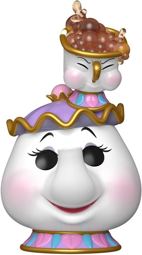 Funko POP! Disney Beauty and the Beast - Mrs. Potts with Chip | Official Merch - Collectable Vinyl Figurine for Shelf Display - Birthday Gift Idea for Fans and Collectors