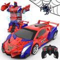 BLUEJAY Transform Rc Cars for Boys 4-7 8-12, 2.4Ghz Remote Control Car 1:18 Scale Transforming Robot, One-Button Deformation 360? Rotation Car Toy Gifts for Boys 3-5
