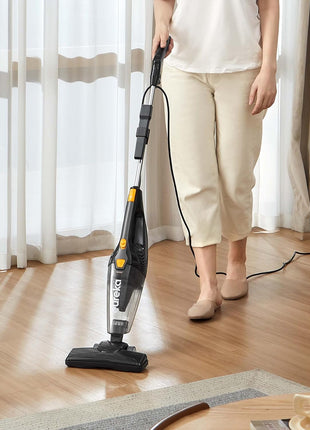 Eureka Blaze Stick Vacuum Cleaner, Powerful Suction 3 in 1 Small Handheld Vac with Filter for Hard Floor Lightweight Upright Home Pet Hair, Dark Black