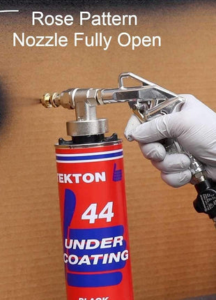 Tekton44 Vehicle Undercoating - Black Sprayable Automotive Undercoating Kit for Cars, Trucks, Vans - Rust and Corrosion Protection (8 Liter Cans with Sprayer and Wand)