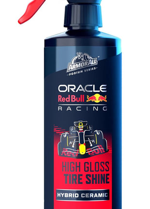 Armor All Podium Series Hybrid Ceramic High Gloss Tire Shine Spray, 16 fl oz, Long-Lasting Car Tire Shine Developed in Collaboration With Oracle Red Bull Racing