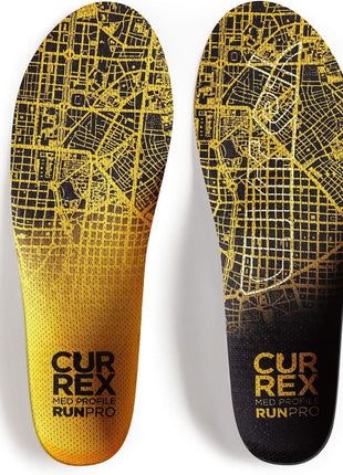 CURREX RunPro Insoles for Running Shoes, Arch Support Inserts to Help Reduce Fatigue, Prevent Injuries, Boost Performance for Men & Women (Medium Arch, Size Large)