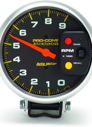 AUTO METER 6809 Pro-Comp Memory Tachometer,5.000 in.