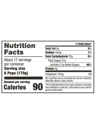 Otter Pops, Original Assorted Freezer Pops, 1oz Freeze Pops in Six Zippy Flavors, 100 Count, (85100)