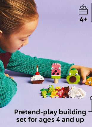 LEGO Classic Creative Food Friends Building Toy Set - Pretend Play Food for Kids, Boys and Girls, Ages 4+ - Learning and Educational Toy for Preschool - Gift Idea for Birthdays - 11039