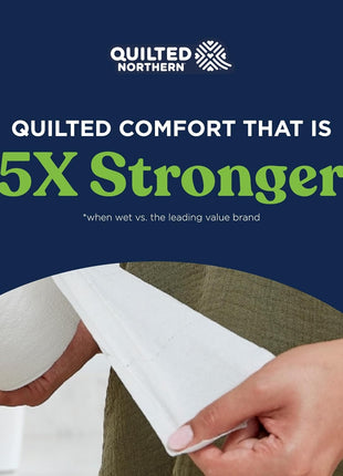 Quilted Northern Ultra Soft & Strong Toilet Paper, 18 Mega Rolls = 72 Regular Rolls, 5X Stronger*, Premium Soft Toilet Tissue