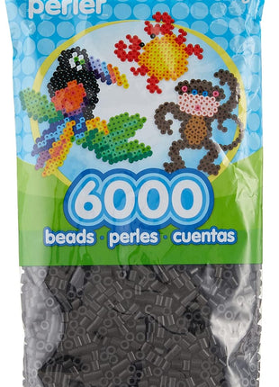 Perler Beads Fuse Beads for Crafts, Black, Small, 6000pcs