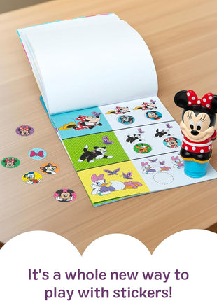 Melissa & Doug Sticker Wow!TM 24-Page Activity Pad and Sticker Stamper, 300 Stickers, Arts and Crafts Fidget Toy Collectible Character – Disney Minnie Mouse - for Kids Ages 3+ - FSC Certified