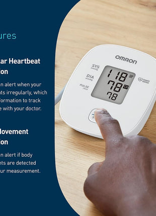 OMRON Iron Blood Pressure Monitor & Upper Arm Blood Pressure Cuff | For Home Use - #1 Doctor & Pharmacist Recommended Brand - Clinically Validated