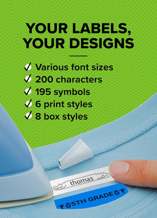 DYMO Label Maker Machine with Tape - 100H LetraTag Handheld, Comes with 3 LT label tapes. Great for Home & Office Organization