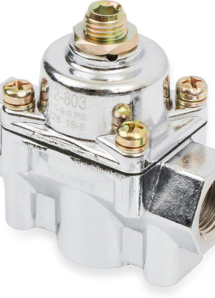 Holley 12-803 Chrome Carbureted Fuel Pressure Regulator