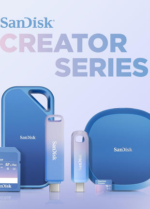 SANDISK 4TB Creator Pro Portable SSD - Up to 2000MB/s, for Laptops and Computers, USB-C, USB 3.2 Gen 2x2, IP65 Water and Dust Resistance, 1 Month of Adobe Creative Cloud Included - SDSSDE81C-4T00-G25