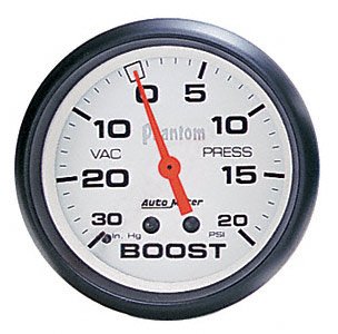 Auto Meter 5703 Phantom Boost/Vacuum 2 30-30