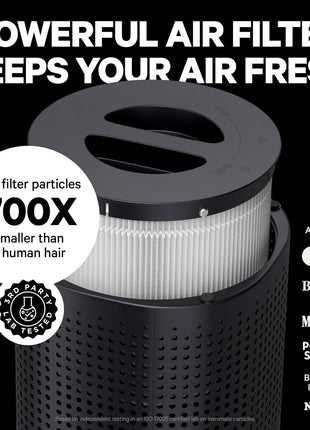 PuroAir 240 HEPA Air Purifiers for Home Pets Air Cleaner up to 1,000 Ft2 - HEPA Filter + CarbonTech up to 500X Stronger - Cleans Air Fast - Auto, Sleep Modes Air Purifiers for Bedroom, Office, Dorm