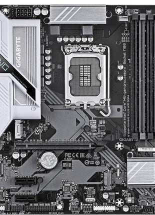 GIGABYTE B760M Gaming Plus WiFi DDR4 LGA 1700 Intel B760 M-ATX Motherboard, 2* M.2, PCIe 4.0, Front USB 3.2 Gen 1 Type-C, 6 GbE LAN, Q-Flash Plus, EZ-Latch