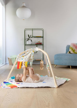 Lovevery, The Play Gym with Sensory Strands, Tummy Time Play Mat with Developmental Zones & Detachable Sensory Toys, Parent-Approved Baby Essential