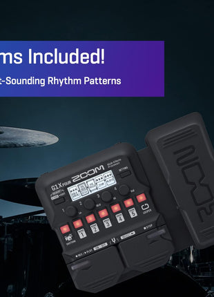 Zoom G1X Four Multi-Effects Processor with Expression Pedal for Electric Guitar