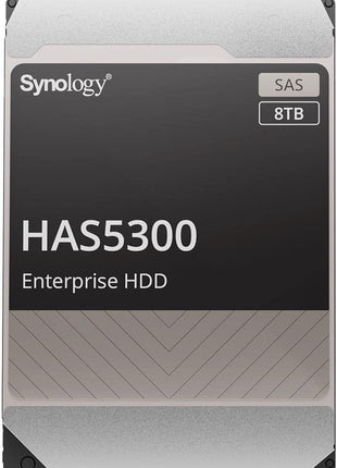 Synology HAS5300 HAS5300-8T 8 TB Hard Drive - 3.5" Internal - SAS (12Gb/s SAS)