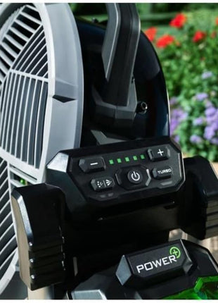 EGO POWER+ Portable Misting Fan, Outdoor Electric 18" 5 Speed Fan, Battery and Charger Not Included - FN1800