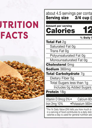 Gardein Gluten Free Plant Based Ground Be'f Crumbles, Vegan, Frozen, 13.7 Ounce