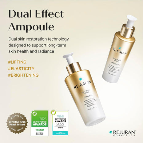 REJURAN Dual Effect Ampoule, DOT DUAL c-PDRN® Face Serum, 1.01 fl oz