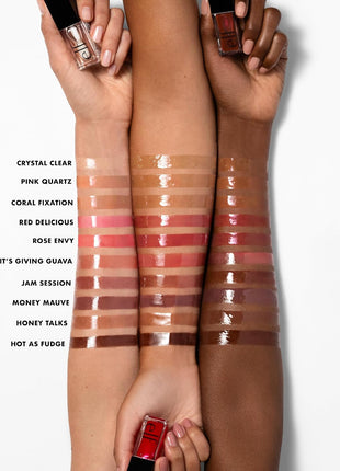 e.l.f. Glow Reviver Lip Oil, Tinted, Hydrating & Non-Sticky, Rose Envy