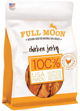 Full Moon Chicken Jerky Healthy All Natural Dog Treats Human Grade Made in USA Grain Free, 1.5 Pound (Pack of 1)
