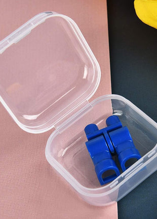 40-Pack Clear Square Plastic Storage Containers with Lids | Mini size 1.37 x 1.37 x 0.7 inches, empty, ideal for earplugs, pills, jewelry, hardware, and small craft items